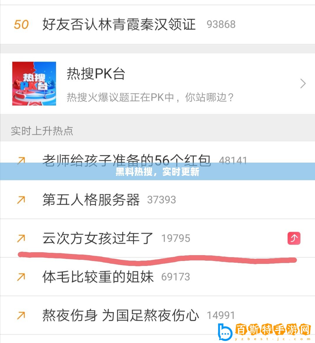 黑料熱搜，實時更新
