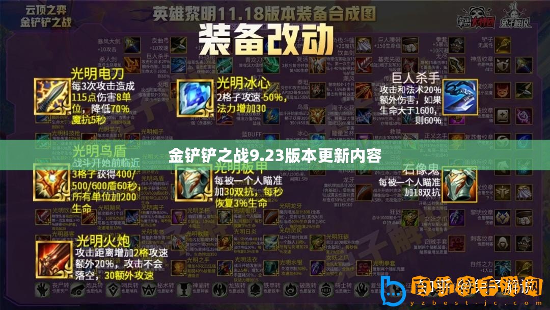 金鏟鏟之戰(zhàn)9.23版本更新內容